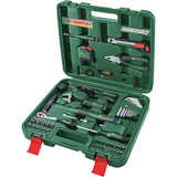 Bosch Heimwerken & Garten Werkzeug Set, 73-teilig, Werkzeug-Set grün, mit Werkzeugkoffer