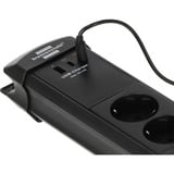 Brennenstuhl Premium-Line Steckdosenleiste 6-fach mit 2xUSB-C PD, 1xUSB-A schwarz, 3 Meter Kabel, mit Sicherheitsschalter