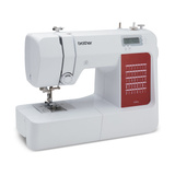Brother Computernähmaschine CS10s weiß/weinrot