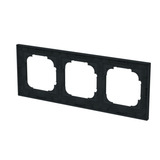 Busch-Jaeger Abdeckrahmen 3-fach schwarz, Retail