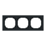 Busch-Jaeger Abdeckrahmen 3-fach schwarz, Retail