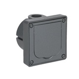 Busch-Jaeger Schutzkontakt-Steckdose Schuko Unterputz mit erhöhtem Berührungsschutz Typ 20 EFDB2 grau (glänzend), Retail