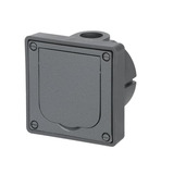 Busch-Jaeger Schutzkontakt-Steckdose Schuko Unterputz mit erhöhtem Berührungsschutz Typ 20 EFDB2 grau (glänzend), Retail