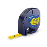 Dymo LetraTag ORIGINALKunststoff Schriftband schwarz auf gelb Für alle LS0721620