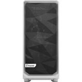 Fractal Design Meshify 2 Compact Lite White TG Clear, Tower-Gehäuse weiß, Tempered Glass