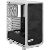 Fractal Design Meshify 2 Compact Lite White TG Clear, Tower-Gehäuse weiß, Tempered Glass