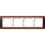 Gira Abdeckrahmen vierfach für rws Event dunkelbraun, Retail