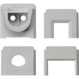 Gira Zwillingseinführung, Adapter grau, Retail