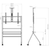 HAGOR BrackIT Stand Scandio Black, Halterung schwarz