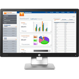 HP EliteDisplay E232 Generalüberholt, LED-Monitor 58.4 cm (23 Zoll), schwarz/silber, FullHD, IPS, HDMI, VGA, DisplayPort