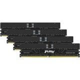Kingston FURY RIMM 128 GB DDR5-6000 (4x 32 GB) Quad-Kit, Arbeitsspeicher schwarz, KF560R32RBK4-128, Renegade Pro, INTEL XMP