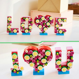 LEGO 40867 LOVE - 4 Buchstaben, Konstruktionsspielzeug 