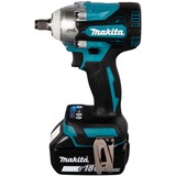 Makita Akku-Schlagschrauber DTW300RTJ, 18Volt blau/schwarz, 2x Li-Ion-Akku 5Ah, im MAKPAC Gr.2