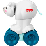 Mattel Krabbelspaß Eisbär zum Hinterherkrabbeln, Aktivitätskrabbelspielzeug für Babys, Elektrohaustier 