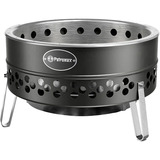 Petromax Feuerschale Tyropit Black Edition, Feuerstelle schwarz/edelstahl, Ø 57cm