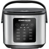 Rommelsbacher Multi-Reiskocher MRK 950 edelstahl/schwarz, 860 Watt, 5 Liter