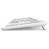 Sharkoon OfficePal K30W, Tastatur weiß, DE-Layout, Rubberdome