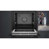 Siemens HM736GAB1 IQ700, Backofen schwarz, mit Mikrowellenfunktion, 60 cm, Home Connect