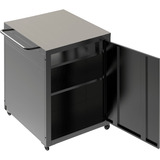 Witt Pizzatrolley Hauptmodul 48651044, Tisch schwarz/silber, Pizzaofen Tisch