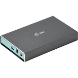 i-tec MySafe USB 3.0 / USB-C 3.1 Gen. 2, Laufwerksgehäuse grau