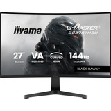 iiyama G-Master GC2781HSU-B1, Gaming-Monitor 68.6 cm (27 Zoll), schwarz, FullHD, VA, Curved, Free-Sync Premium, USB-Hub, 144Hz Panel