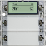 0 Tastsensor Drei Plus zwei-fach für KNX mit Inbetriebnahme-Wippe Retail