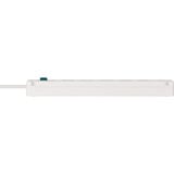 Brennenstuhl Bremounta Steckdosenleiste 5-fach, 2x USB-C weiß, 3 Meter Kabel, 2x USB, mit Sicherheitsschalter