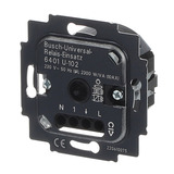 Busch-Jaeger Universal Relais Einsatz Unterputz 230 Volt 2300 Watt Typ 6401 U-102 schwarz (glänzend), Retail