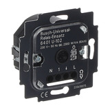Busch-Jaeger Universal Relais Einsatz Unterputz 230 Volt 2300 Watt Typ 6401 U-102 schwarz (glänzend), Retail