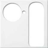 Busch-Jaeger Zentralscheibe alpinws, Abdeckung weiß, Retail