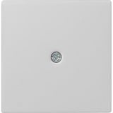 Gira Abdeckung für Schnurableitung und Fernmeldeverbinderdose lackiert matt grau, Retail