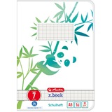 Herlitz Schulheft A5 16 Blatt Lineatur 07 GREENline Panda A5