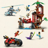 LEGO 71857 Ninjago Showdown am Baumhaus mit dem Ninja-Bike, Konstruktionsspielzeug 