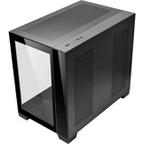 Lian Li O11 Dynamic Mini , Tower-Gehäuse schwarz, Tempered Glass x 2