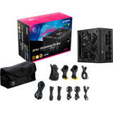 MSI MPG A1000GS PCIE5, PC-Netzteil schwarz, 2x 12-Pin High Power GPU, 1x PCIe, Kabelmanagement, 1000 Watt