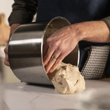 Ooni Edelstahl-Rührschüssel UU-C001AB, für den Halo Pro edelstahl, Zweit- / Ersatzschüssel