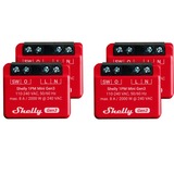 Shelly Plus 1 PM Mini Gen3 Sparpack, Relais rot, 4er Pack