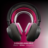 SteelSeries Arctis Nova 7 Wireless Gen 2, Gaming-Headset magenta, Bluetooth, 2.4 GHz-USB-Dongle, (optimiert für PC)