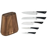 Tefal Jamie Oliver Küchenmesserset, 6-teilig holz/schwarz