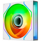 Thermaltake SWAFAN 120 EX INFINITY ARGB Sync PC Cooling Fan, Gehäuselüfter weiß, 1er-Pack, 120 mm, 124 mm