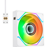 Thermaltake SWAFAN 120 EX INFINITY ARGB Sync PC Cooling Fan, Gehäuselüfter weiß, 1er-Pack, 120 mm, 124 mm