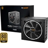 be quiet! Pure Power 12M 750W, PC-Netzteil schwarz, 1x 12-Pin High Power GPU, 2x PCIe, Kabel-Management, 750 Watt