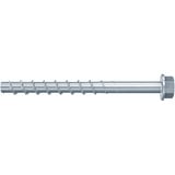 fischer Betonschraube UltraCut FBS 5x70 35/25 Sechskant mit U-Scheibe 100 Stück, galvanisch verzinkter Stahl