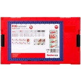 fischer FixTainer DuoPower + Schraube NV, Dübel hellgrau/rot, 210-teilig, mit Schrauben