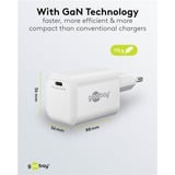 goobay USB-C PD GaN Schnelladegerät Nano 65 W weiß