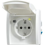 Busch-Jaeger Fehlerstromschutzschalter Einsatz, Steckdose weiß, Retail
