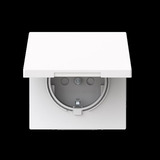 Busch-Jaeger Schutzkontakt Steckdose Safety Plus 20 EUKB-44G weiß, Retail