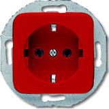 Busch-Jaeger Schutzkontaktsteckdose Einsatz 20 EUCRD-217-101 rot, Retail