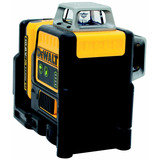 DEWALT Linienlaser 2x360° DCE0811D1G, 10,8Volt, Kreuzlinienlaser schwarz/gelb, Li-Ion Akku 2,0Ah, grüne Laserlinien, Koffer