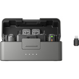 DJI Mic 3 , Mikrofon schwarz, (2 Sender + 1 Empfänger + Ladeschale)